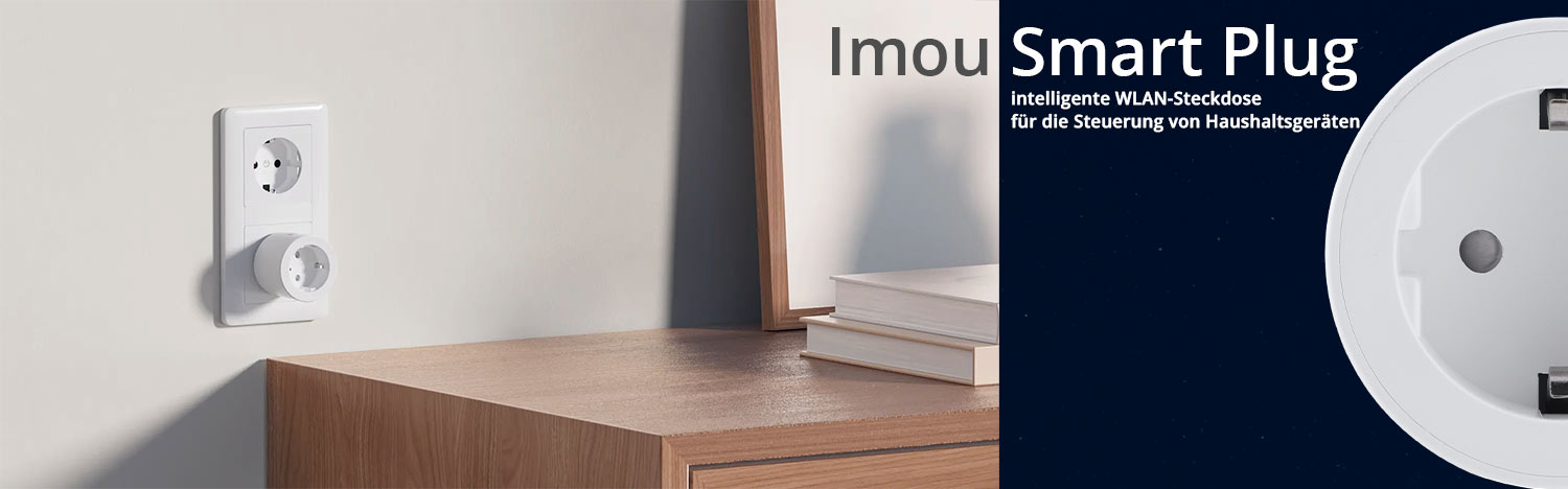 Imou Smart Plug CE2P intelligente WLAN-Steckdose 16A für die Steuerung von Haushaltsgeräten