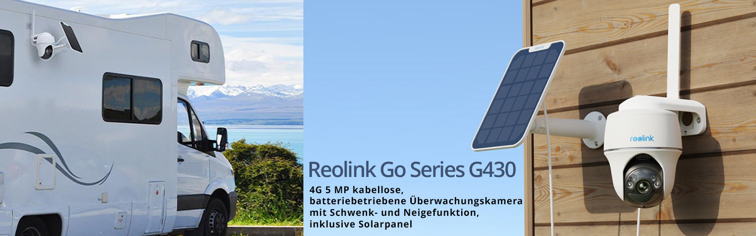 Reolink Go Series G430 4G 5 MP kabellose batteriebetriebene Überwachungskamera Reolink Go Series G430 4G 5 MP kabellose batteriebetriebene Überwachungskamera